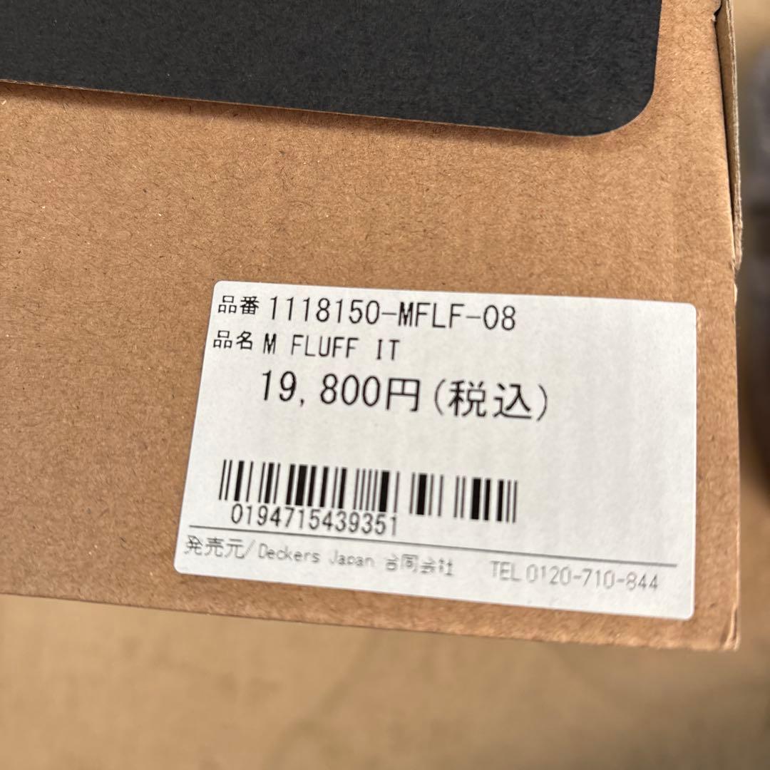 ☆未使用☆ UGG メンズファーサンダル　26cm