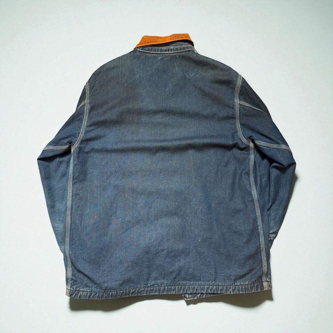 80s Lee オールド 旧タグ 濃紺 0414 L ブランケット カバーオール