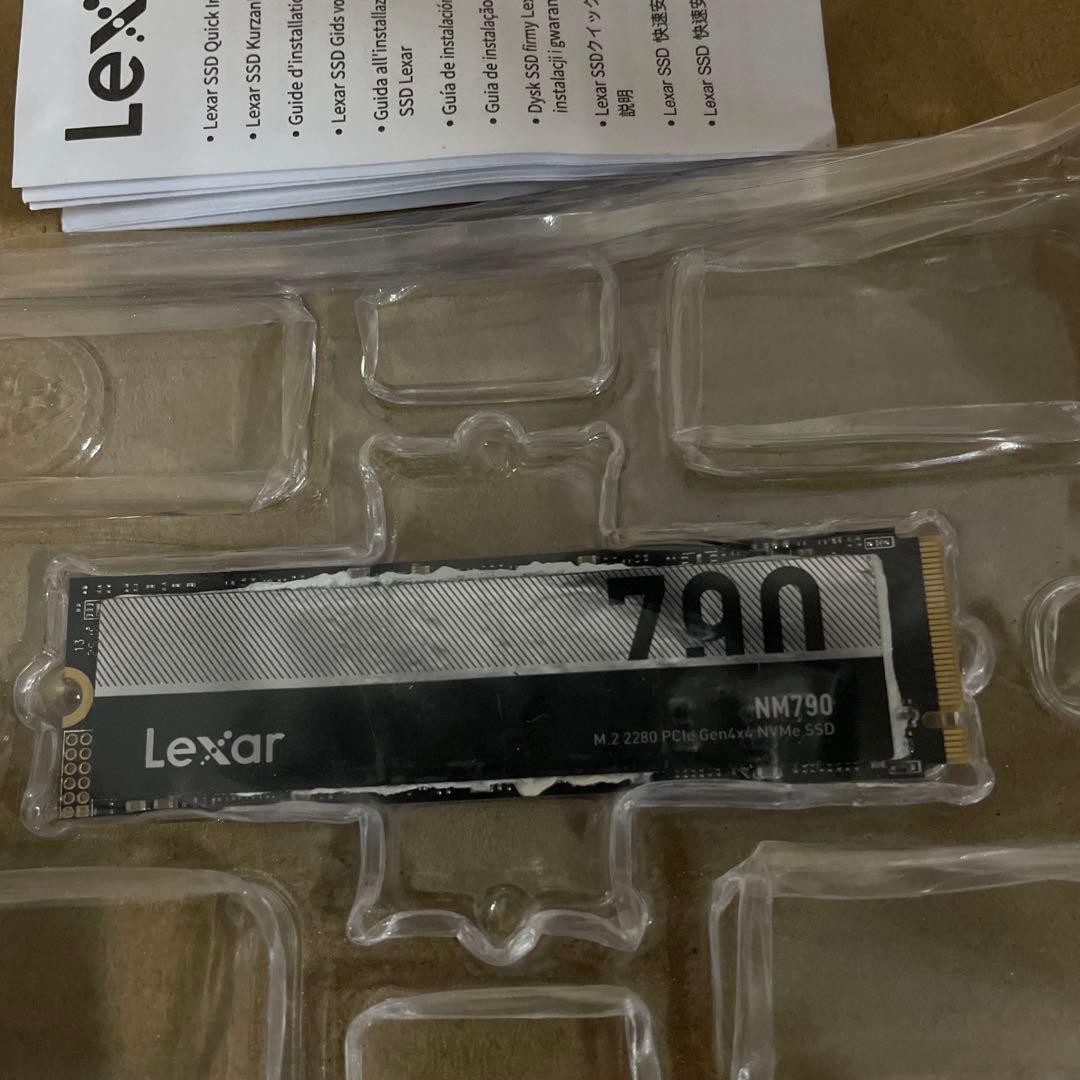 Lexar 4TB NM790 SSD PCIe Gen4 ジャンク品本体
