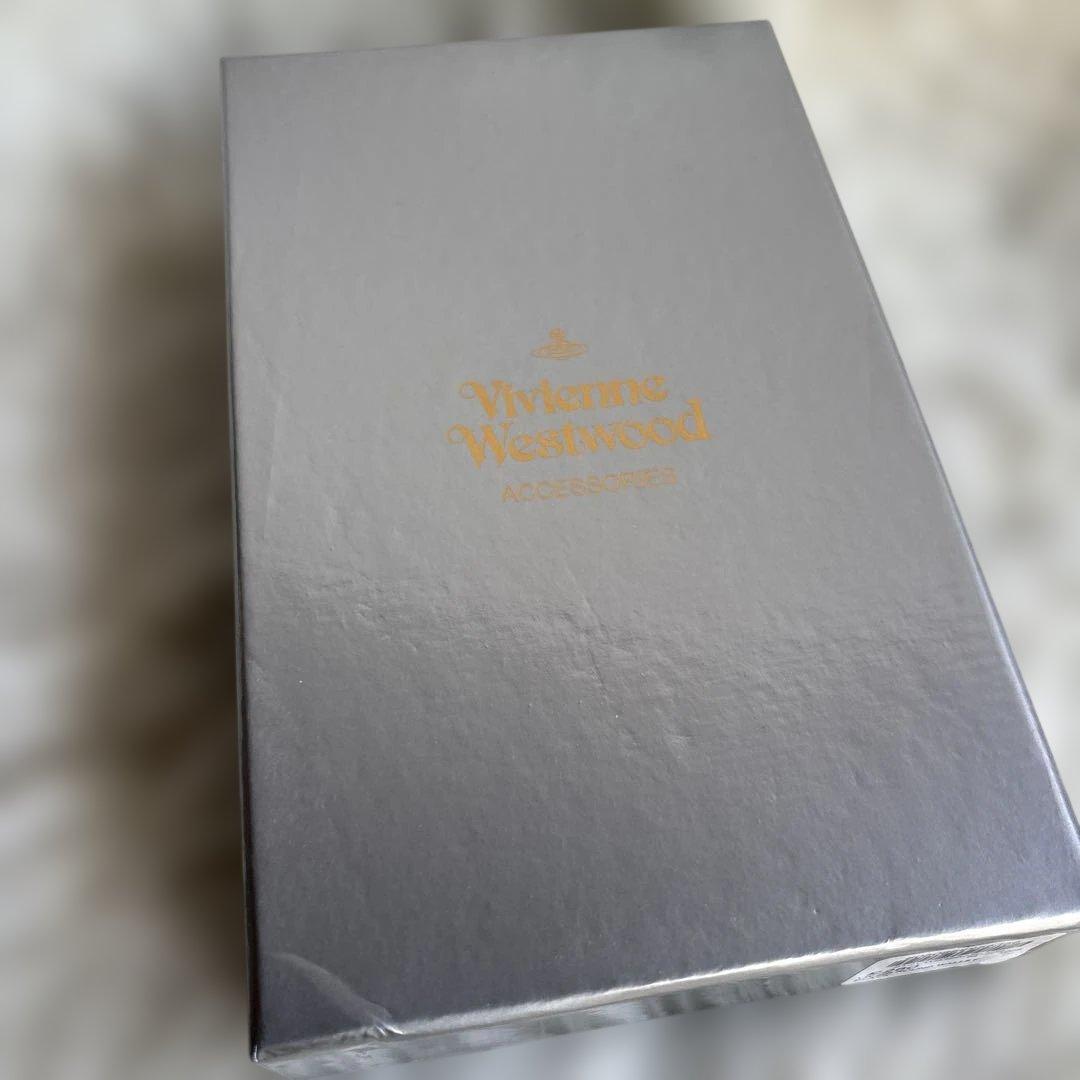 ヴィヴィアン・ウエストウッド　長財布　落ち着いた赤　箱、袋潰れてる