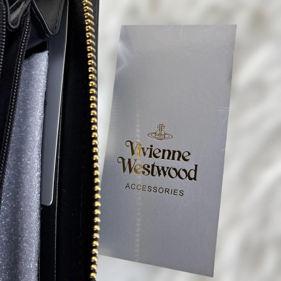 ヴィヴィアン・ウエストウッド　長財布　落ち着いた赤　箱、袋潰れてる