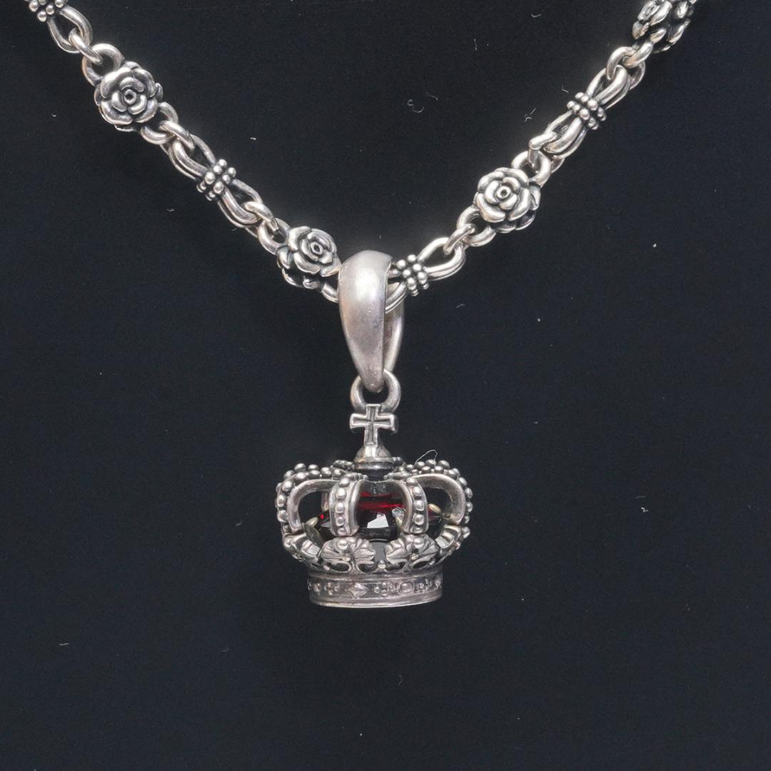 ジャスティンデイビス クラウングローリー ペンダント トップ SPJ119 赤