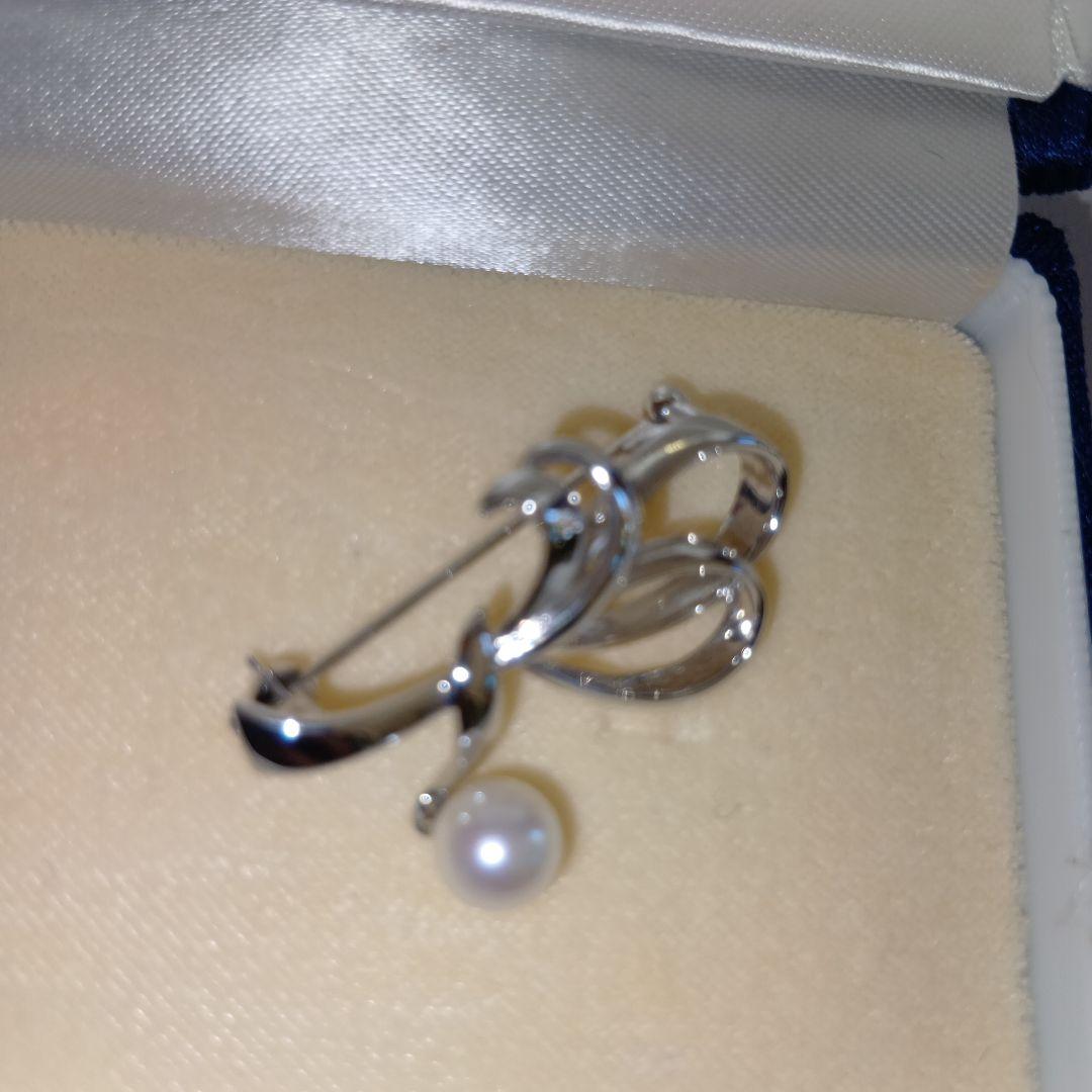 美品♥Mikimoto 本真珠 ブローチケース付きコメントから10%引きします