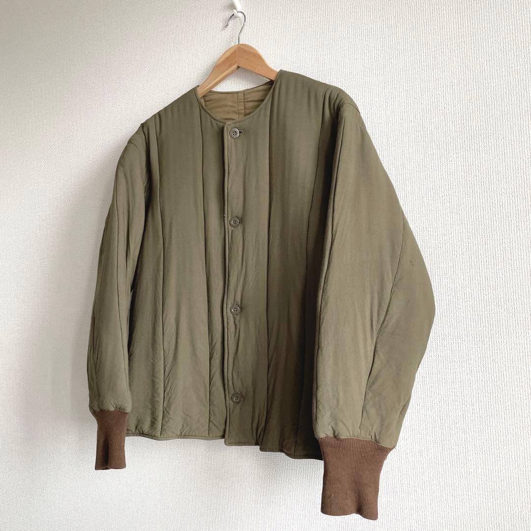 ヴィンテージ　1960年代　チェコ軍 キルティング　ライナー　60s ミリタリー