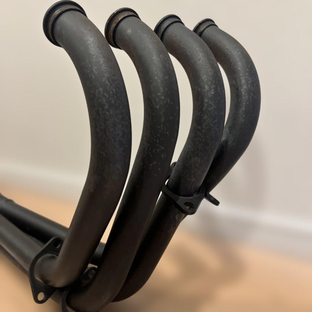 バリオス2 M-TEC中京　ショート菅　ガスケット付き　※サイレンサー凹みあり