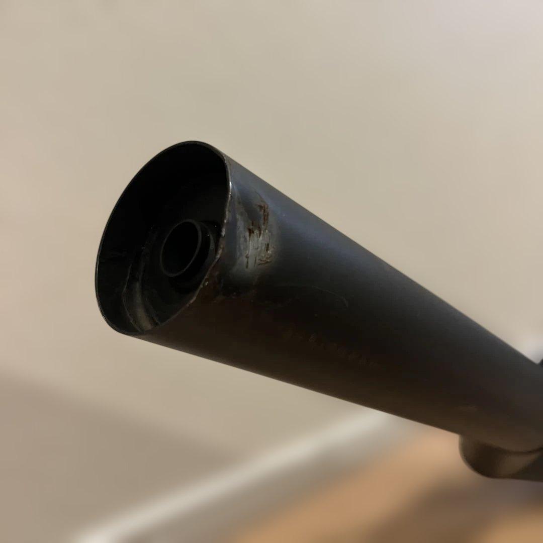 バリオス2 M-TEC中京　ショート菅　ガスケット付き　※サイレンサー凹みあり