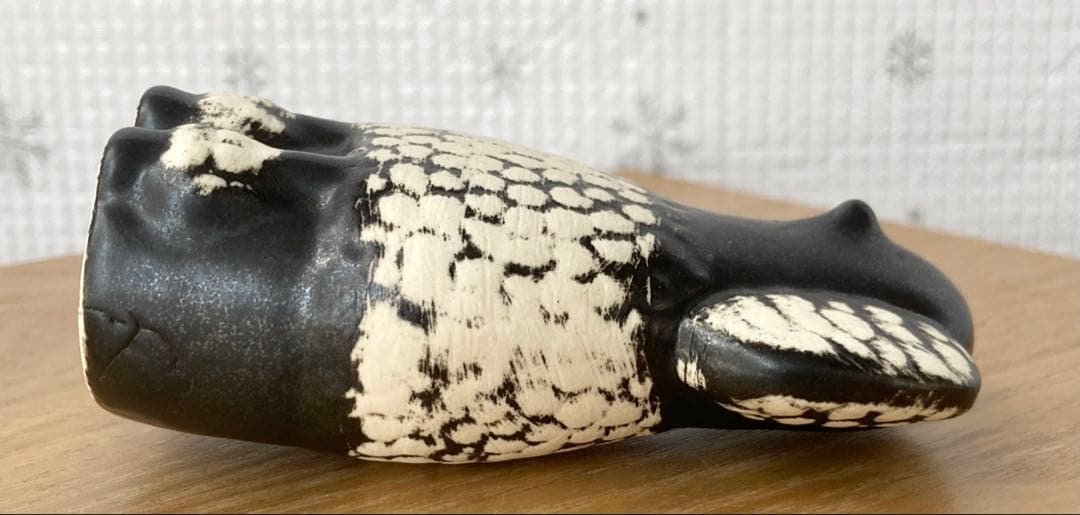 リサ・ラーソン 白黒 プードル 陶器 スウェーデン