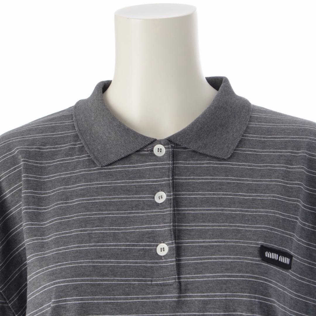 miumiu ミュウミュウ 25SS ロゴ ポロシャツ 古着 韓国 y2k