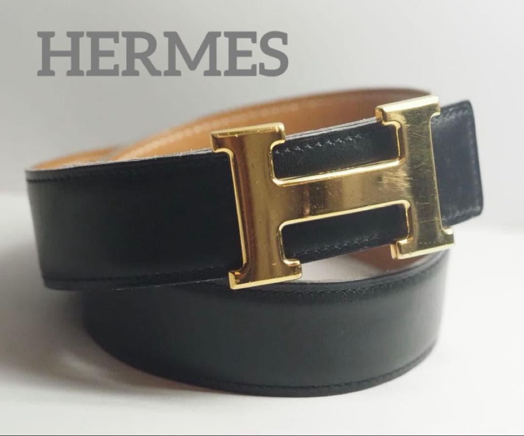 HERMES　エルメス　コンスタンス　70 Hベルト　リバーシブル　1994製