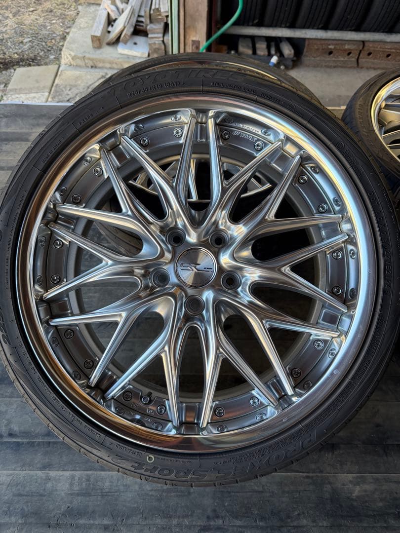 WORK シュバート クヴェル 19 7.5j +44 114.3 5穴