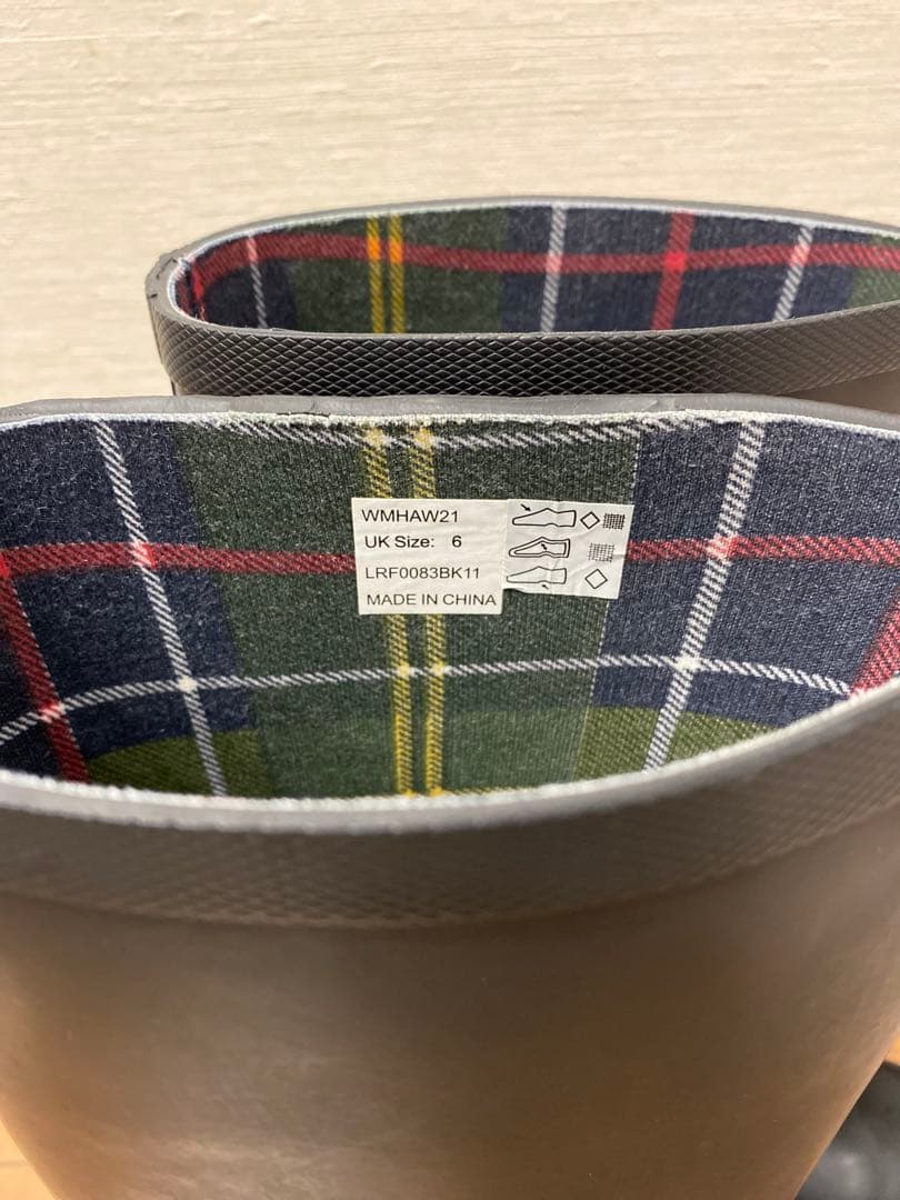 【バブアー／Barbour】レディース レインブーツ（UK6・約25cm）
