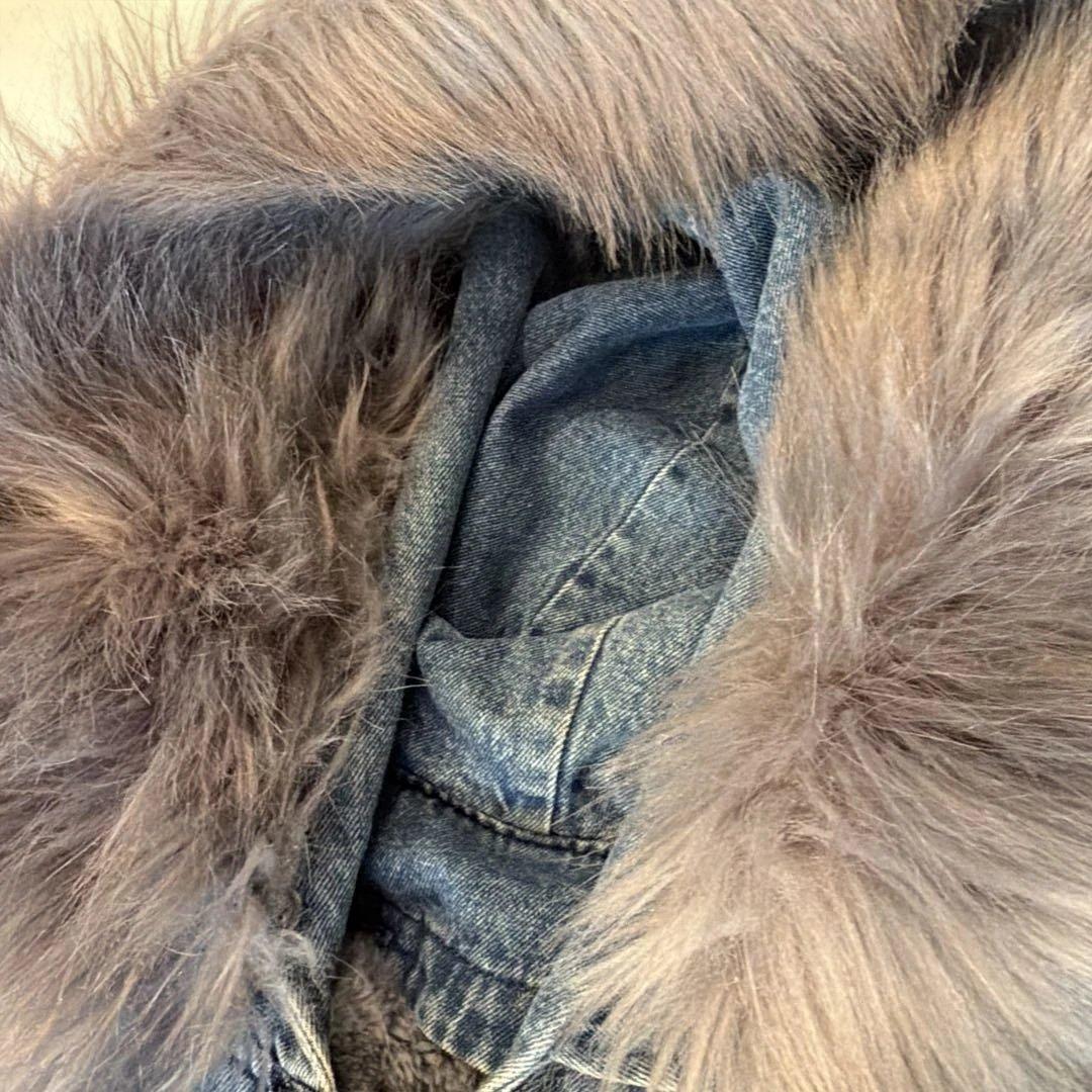 SCOT CLUB スコットクラブ　ボアライナー付きデニムコート　モッズコート