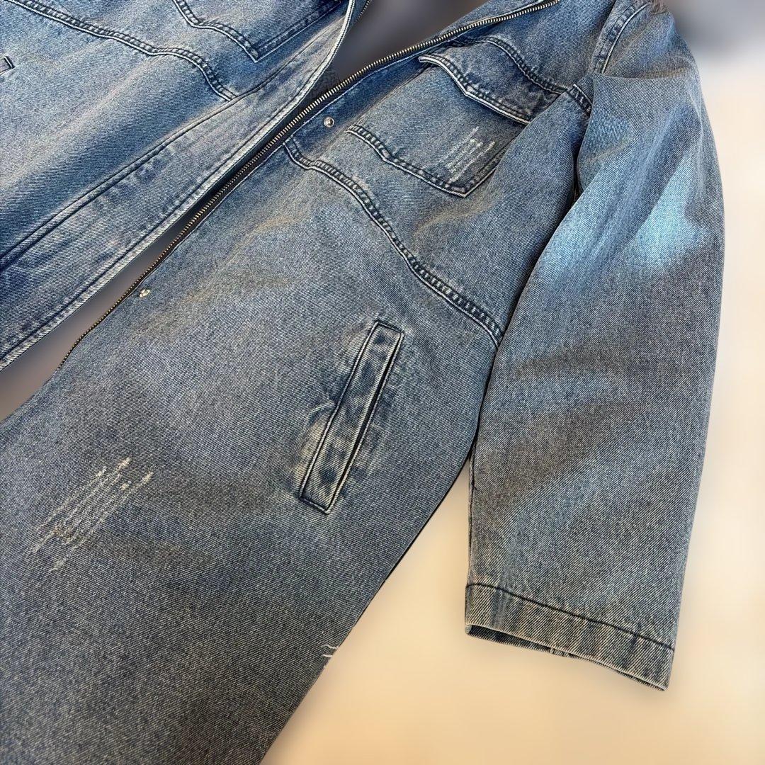 SCOT CLUB スコットクラブ　ボアライナー付きデニムコート　モッズコート