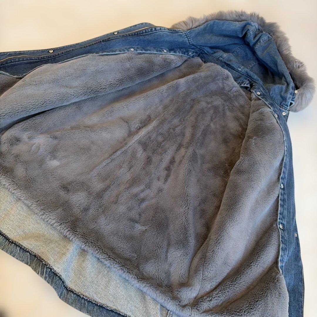 SCOT CLUB スコットクラブ　ボアライナー付きデニムコート　モッズコート