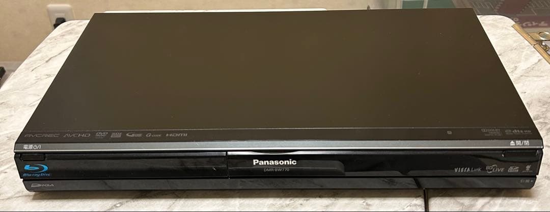 【中古】 Panasonic DIGA ブルーレイレコーダーDMR-BW770