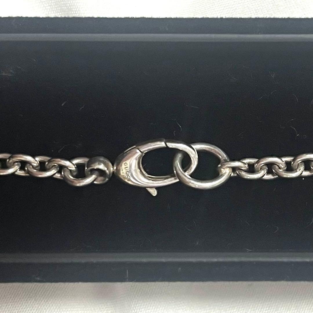 GUCCI GGロゴ ペンダント　ネックレス　シルバー 925