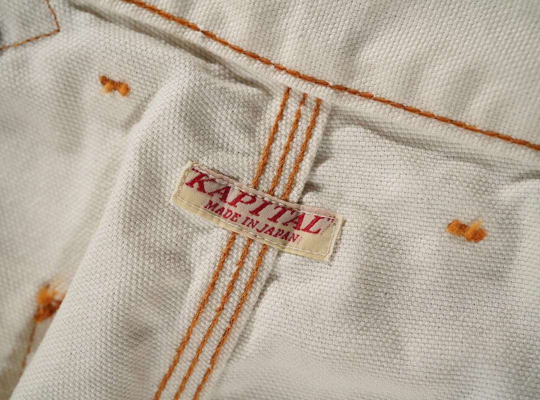 KAPITAL ランバーパンツ ダブルニー ワーク キャピタル 0サイズ