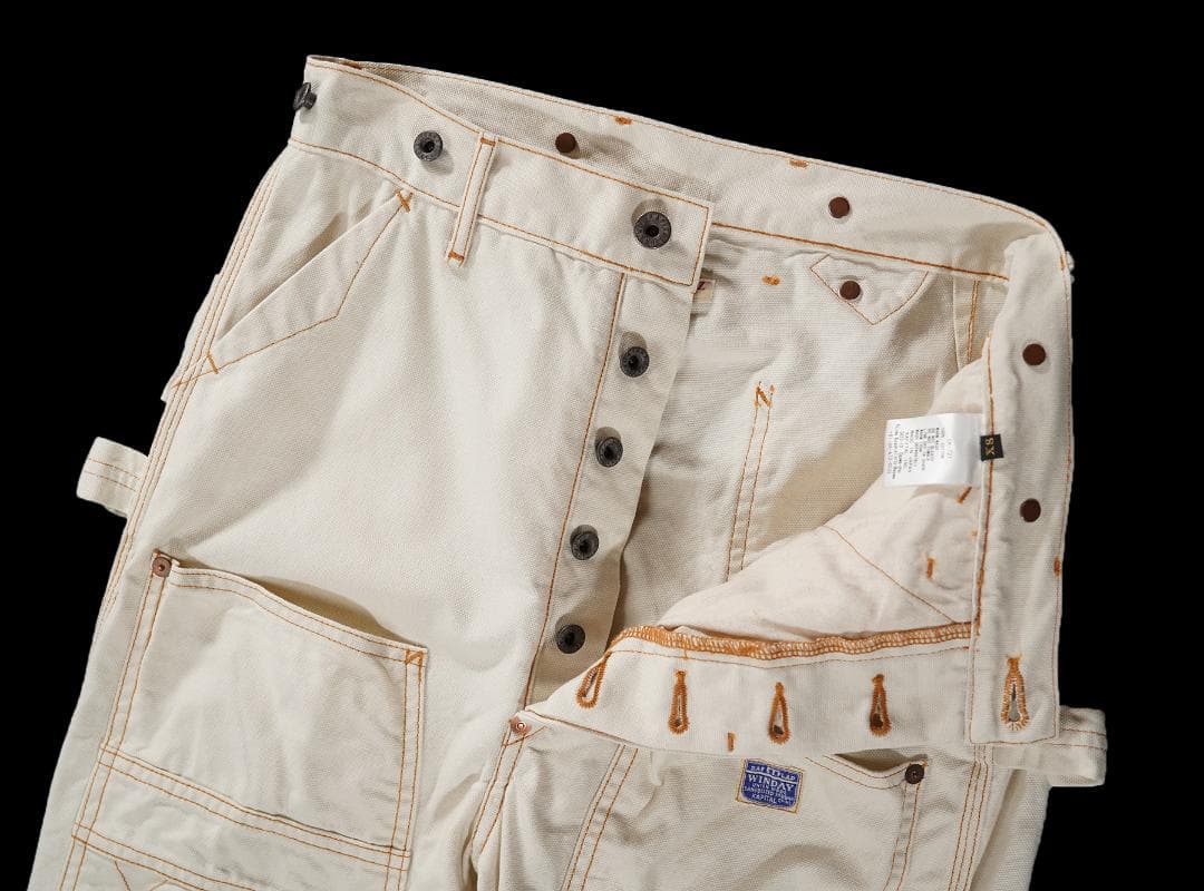 KAPITAL ランバーパンツ ダブルニー ワーク キャピタル 0サイズ