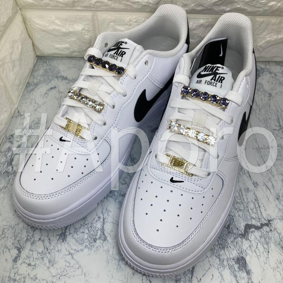 NIKE ナイキ AIR FORCE 1 エアフォース1 ホワイト 黒 23.5