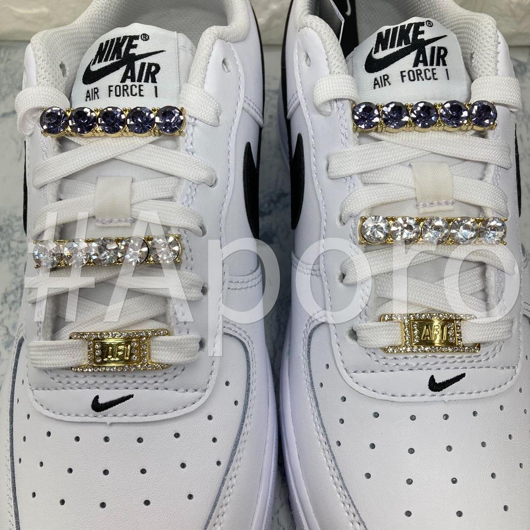 NIKE ナイキ AIR FORCE 1 エアフォース1 ホワイト 黒 23.5