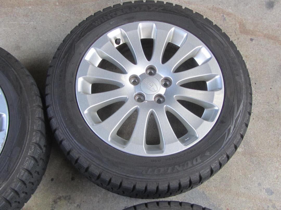 スバル純正　205/55R16　スタッドレス　ダンロップ　インプレッサ　レガシィ