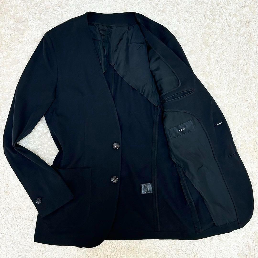 198極美品 AKM 定価8.3万 22SS ノーカラー ジャケット