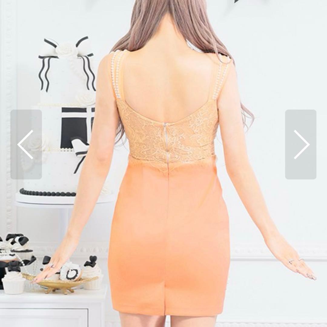 エンジェルアール　レース　ビジュー　キャバドレス　水色　ナイトドレス　ミニドレス