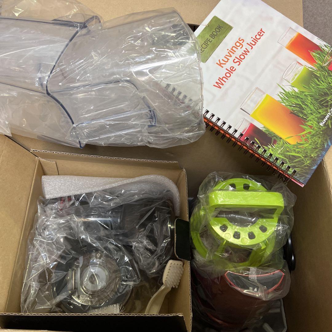 KUVINGS ホールスロージューサー JSG-641M レッド