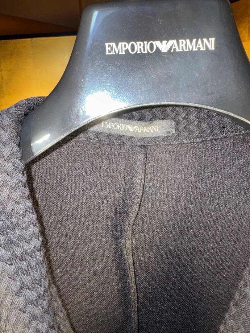 【エンポリオアルマーニ】新品タグ付定価118,000円2way ジャケット黒52