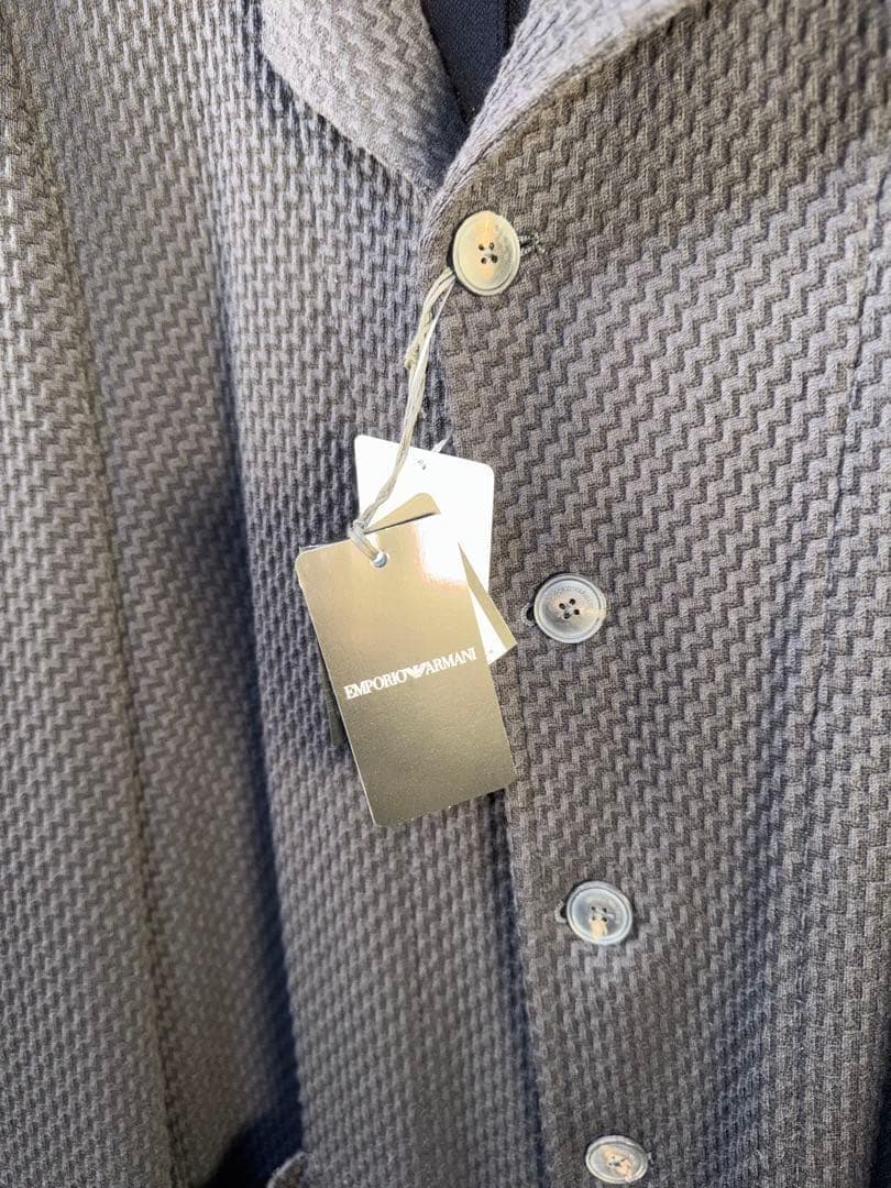 【エンポリオアルマーニ】新品タグ付定価118,000円2way ジャケット黒52