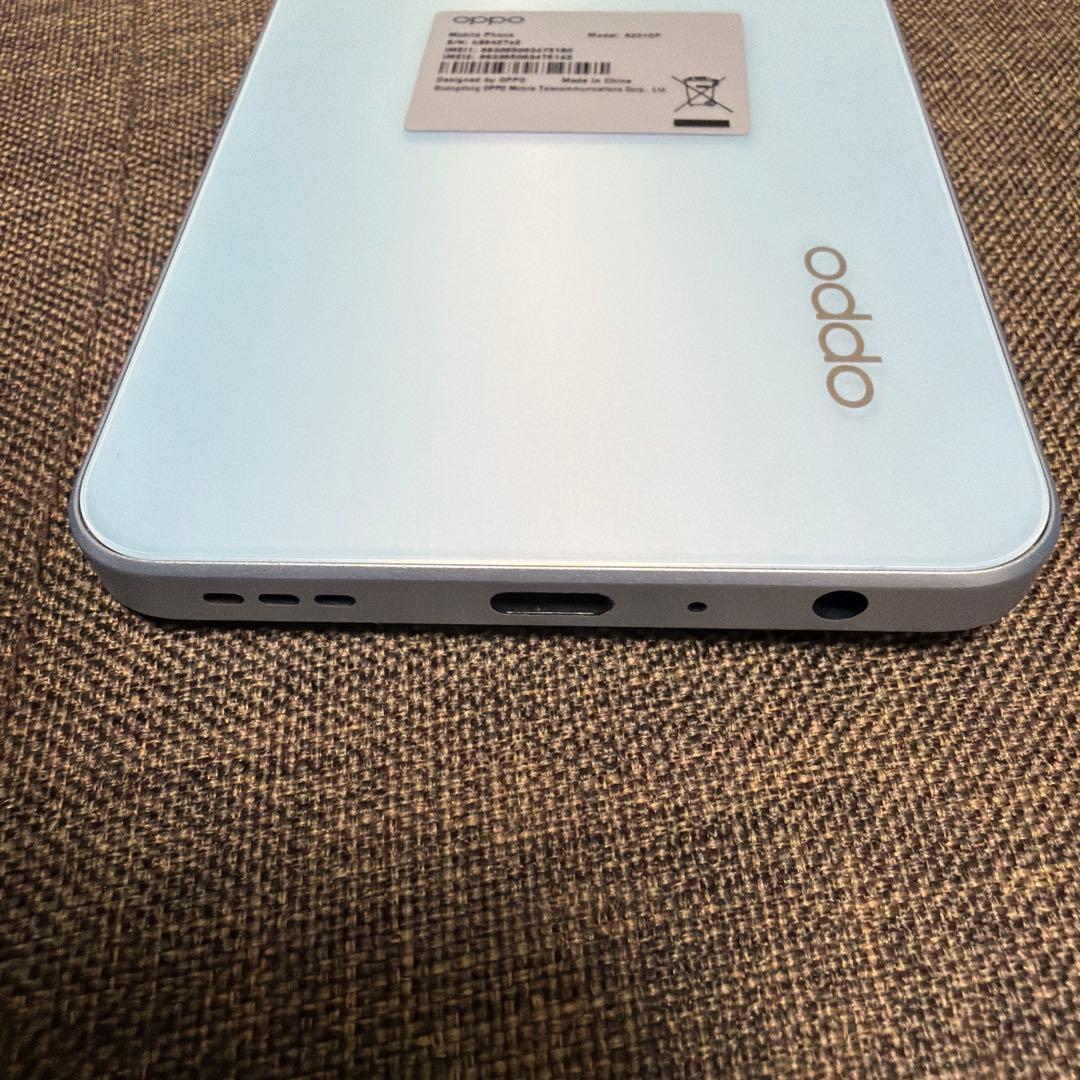 OPPO Reno 7 Aスマートフォン 本体 ドリームブルー