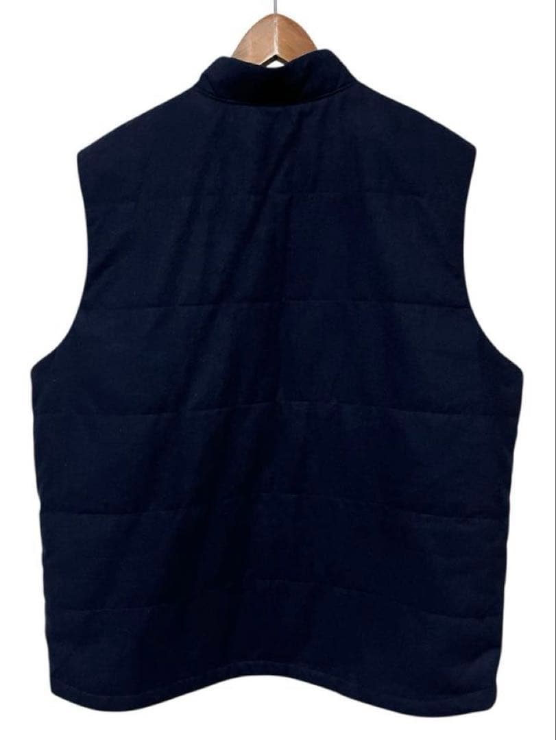 パタゴニア　ウール中綿ベスト　ネイビー　XL