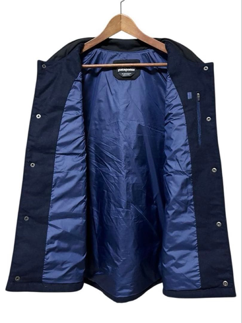 パタゴニア　ウール中綿ベスト　ネイビー　XL