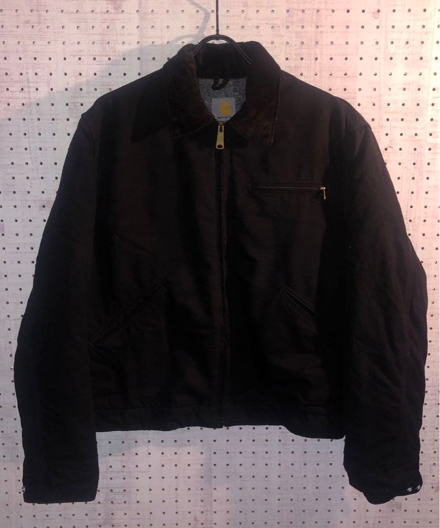 80' Carhartt BLACK デトロイトジャケット　USA製　40