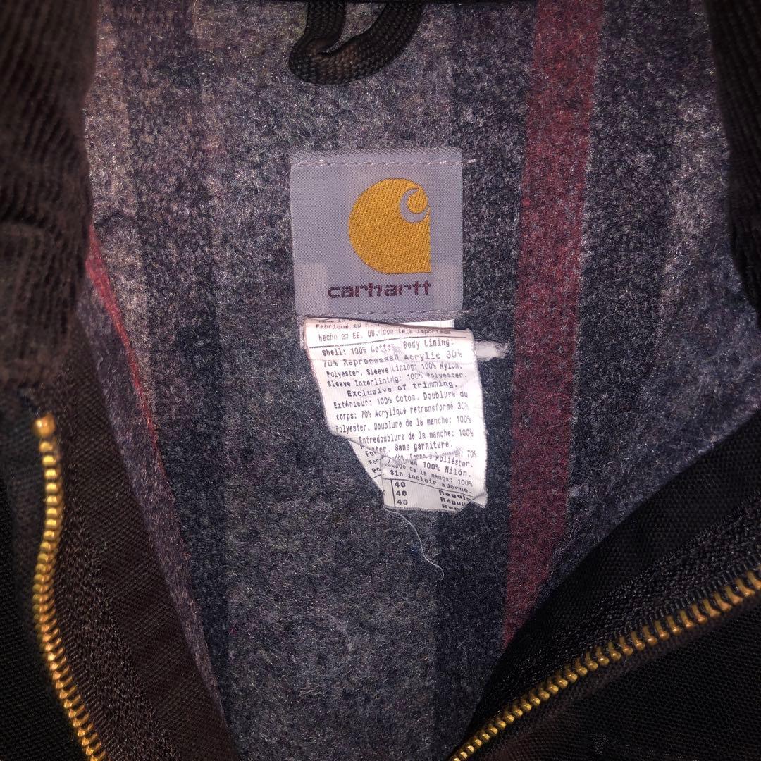 80' Carhartt BLACK デトロイトジャケット　USA製　40
