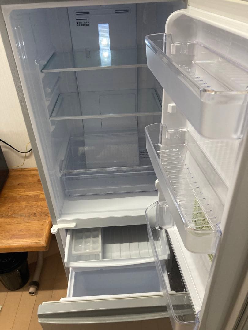 SHARP 冷蔵庫 シルバー 2段棚付き