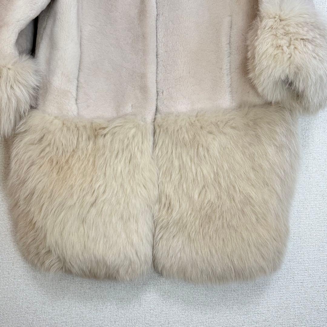 値下げOK★GRACE CONTINENTAL フォックスファー×ムートンコート