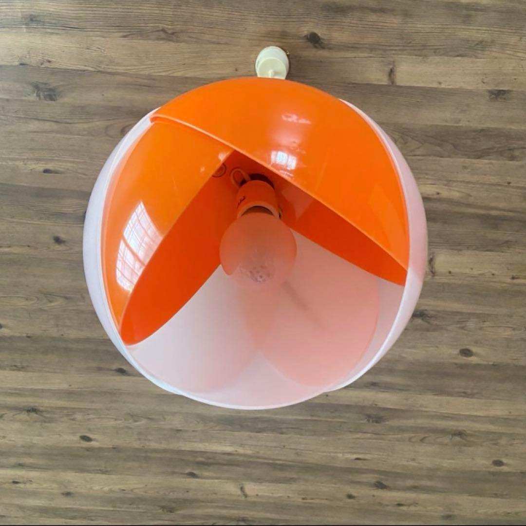 昭和レトロ　チューリップライト　当時物　ペンダントライト　レトロポップ