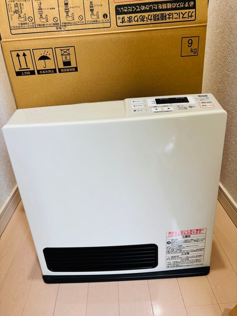 【未使用】Rinnai ガスファンヒーター プロパンガス用
