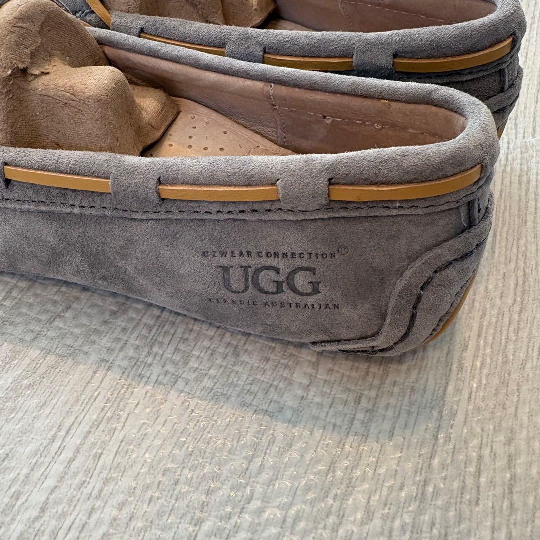 【新品未使用】UGG グレー モカシン サイズ8L