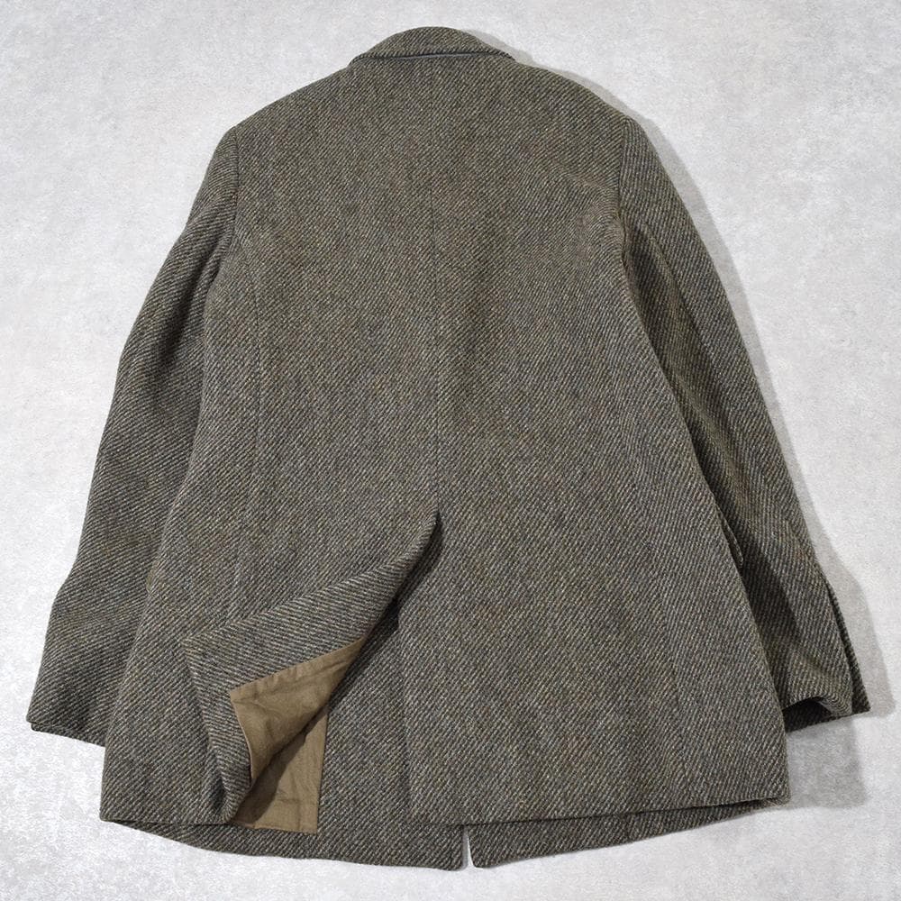 MARGARET HOWELL ウール ツイードジャケット 3B ボックス型