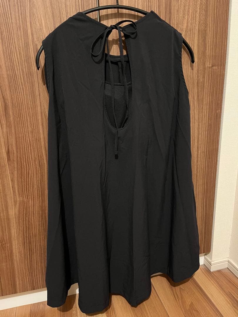 machattスイムウェア水着フレアタンクスタイル黒インナーパンツ付き