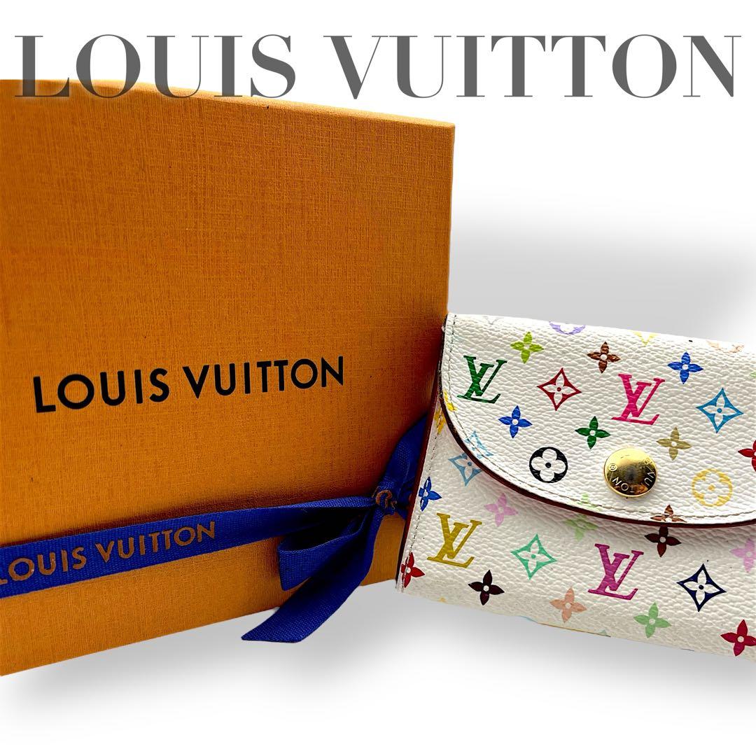 【微美品】LOUIS VUITTON　マルチカラー　名刺入れ　アンヴェロップ
