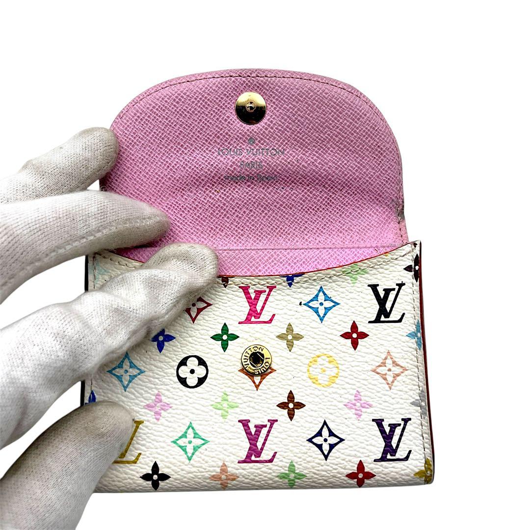 【微美品】LOUIS VUITTON　マルチカラー　名刺入れ　アンヴェロップ