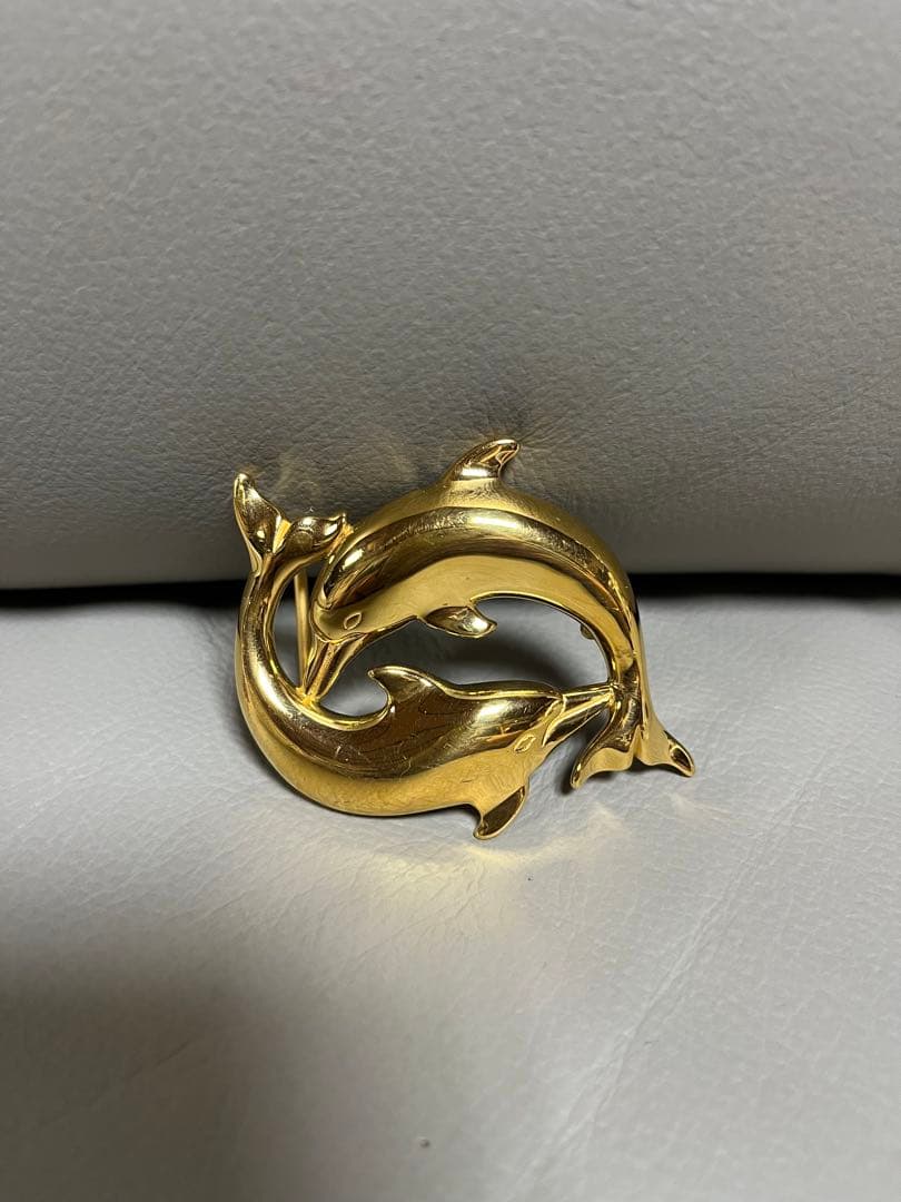 boss114　エルメス　バックル　イルカデザイン