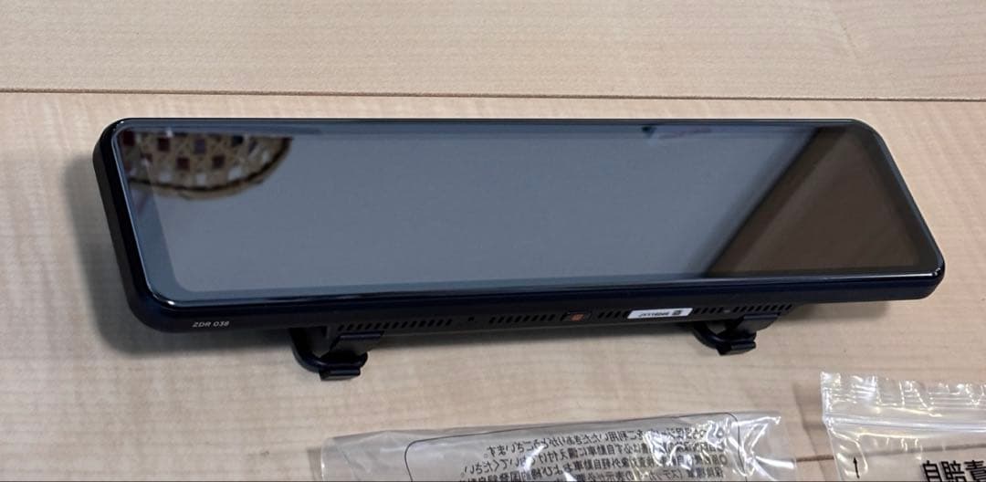 ドライブレコーダー ZDR 038 ルームミラー　カメラ2台付き