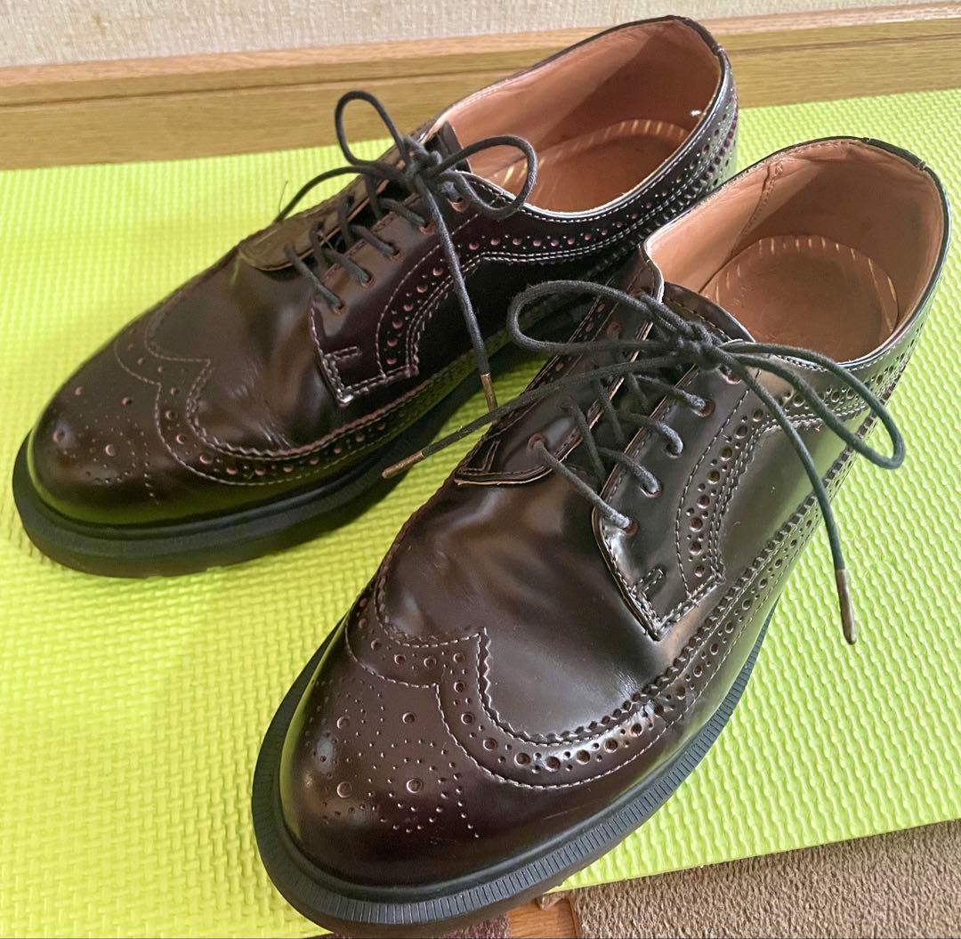Dr. Martens ウィングチップ シューズ　ブラウン UK9