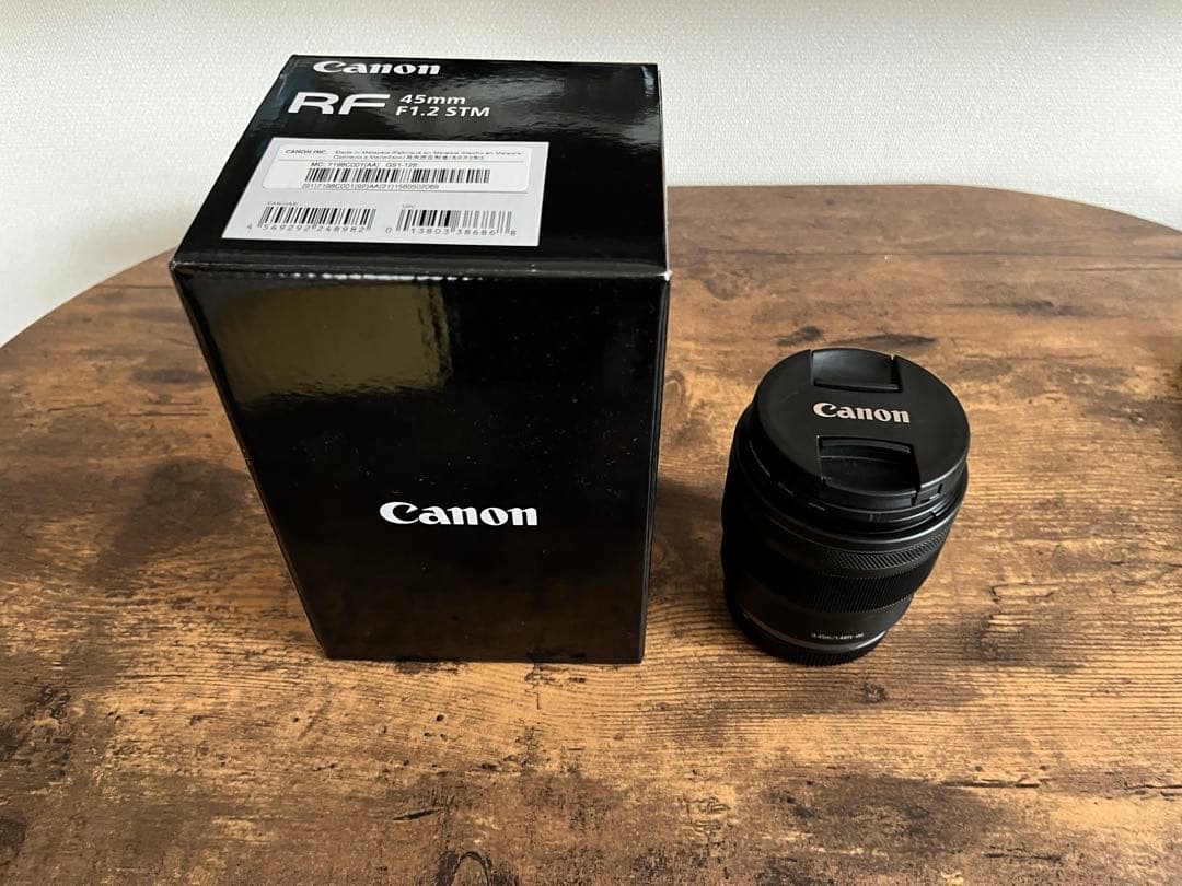 Canon RF 45mm F1.2 STM レンズ　フィルター付き