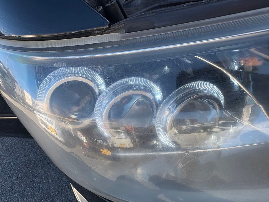 20ヴェルファイア　イカリング　ヘッドライト