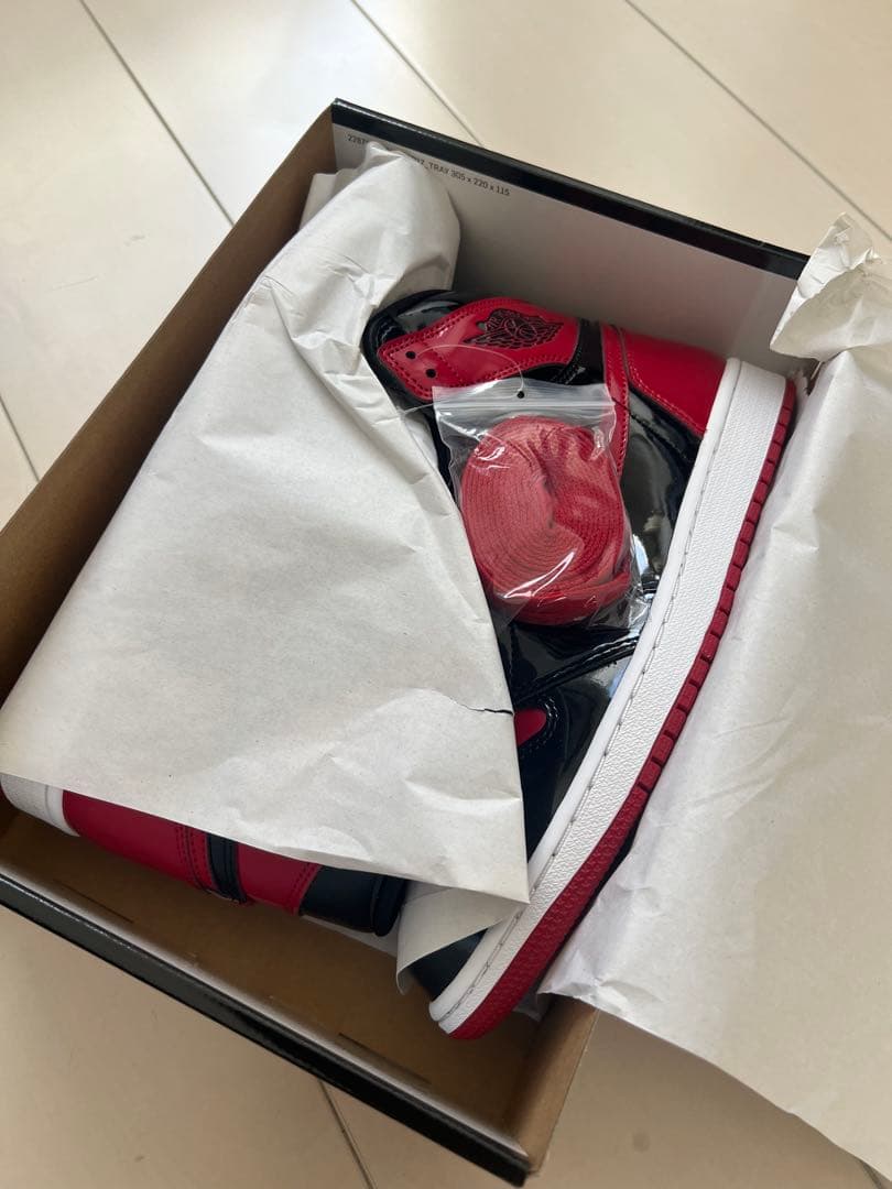 シューズ(男性用) Nike Air Jordan 1 High OG \"Patent Bred\"